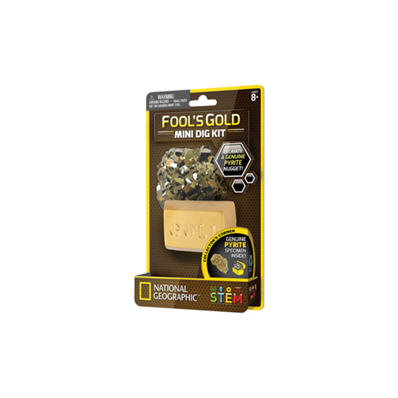 National Geographic Fool's Gold Mini Dig STEM Science Kit