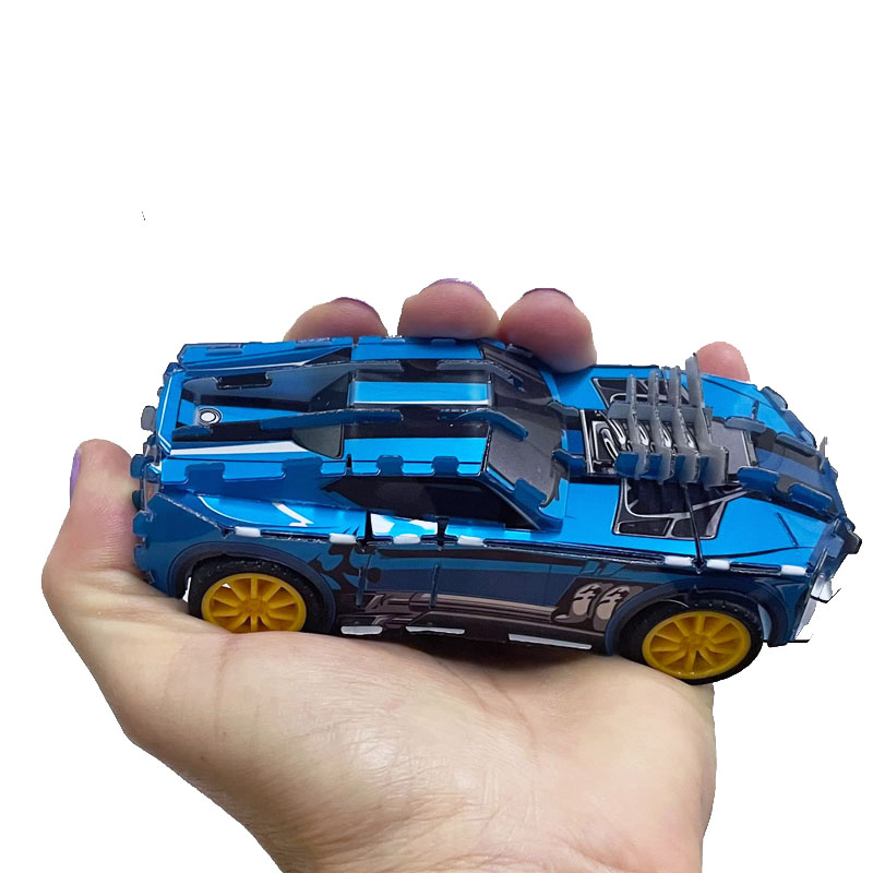 Build Your Own 13cm Car with Pull Back Function