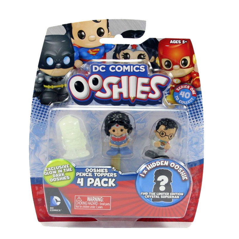 Justice League Ooshies 4 Pack Assorted Pencil Toppers – Pixie Toy Store